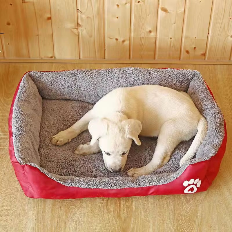 Square Nest Pet Kennel for Small Medium Large Dogs Cat Puppy plus Size Dog Baskets Pet Large Dog Bed Warm House Candy-Colored