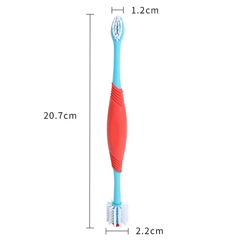 Pet Double Head Dog Toothbrush Pet Tooth Cleaning Tools Dental Care for Pet Cat Grooming Toothbrush Pet Supplies