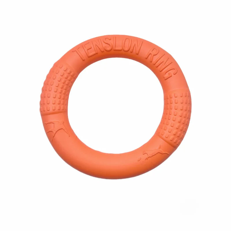 Dog Ring Toys Indestructible Chewing Flying Floating Training Tools Fetch for Small Medium Large Dogs Throwing Catching Flying