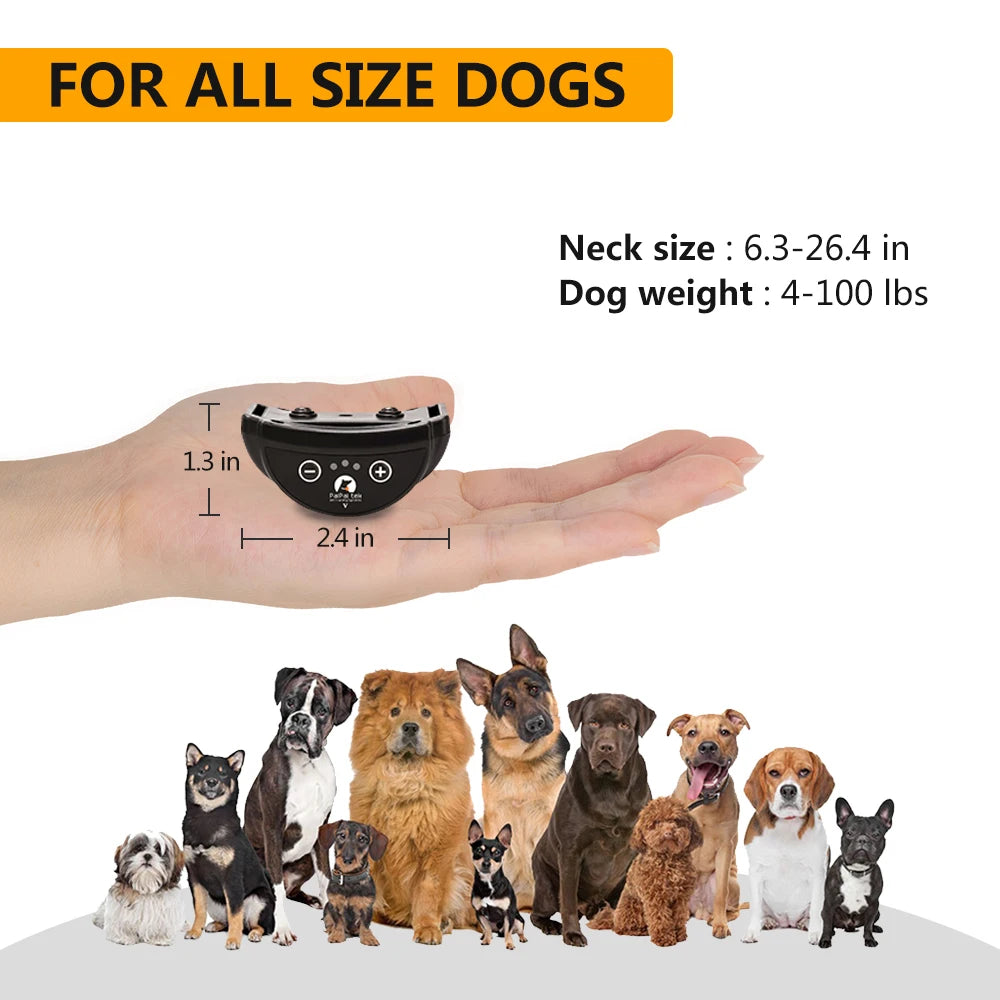 Dog Bark Collar,Rechargeable Anti-Bark Collar For Dog Stop Barking,Dog Vibration Training Collar For Small,Medium Dogs