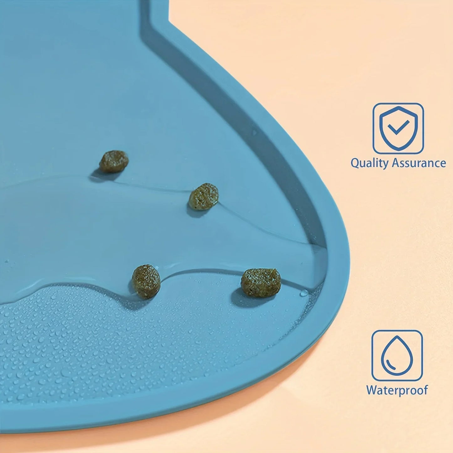 Cat Toilet Mat Waterproof Solid Color Silicone Pet Feeding Mat for Cats and Dogs Cleaner Cats Sand Carpet Sandbox Bed Rug Litter
