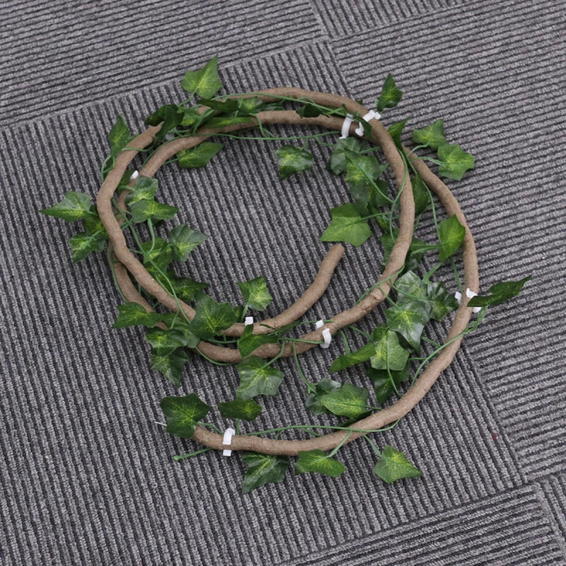 Reptile Climbing Toys Reptile Climbing Branch Artificial Garland Lizard Lounger Fake Vines Rattan Strip for Reptile Reptile Vine
