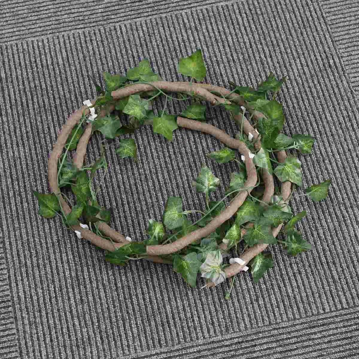 Reptile Climbing Toys Reptile Climbing Branch Artificial Garland Lizard Lounger Fake Vines Rattan Strip for Reptile Reptile Vine