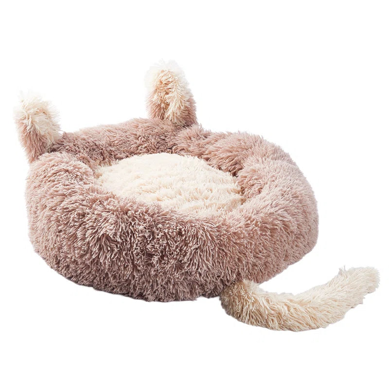 Willingham Doughnut Shaped Plush Cat Bed Dog Nest