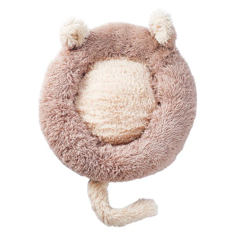 Willingham Doughnut Shaped Plush Cat Bed Dog Nest