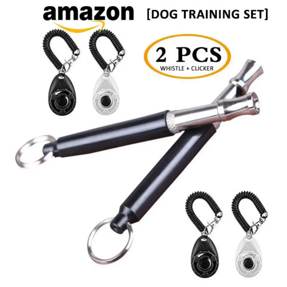 Piece Pet Cat Dog Training Clicker Pet Obedient Whistle Adjustable Wrist Strap Sound Key Chain Household Pet Supplies
