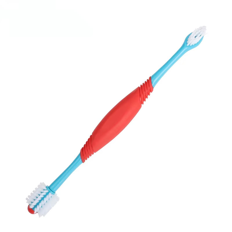 Pet Double Head Dog Toothbrush Pet Tooth Cleaning Tools Dental Care for Pet Cat Grooming Toothbrush Pet Supplies