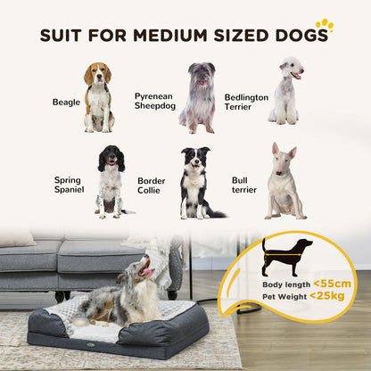 Calming Dog Bed Pet Bed W/ Anti-Slip Bottom