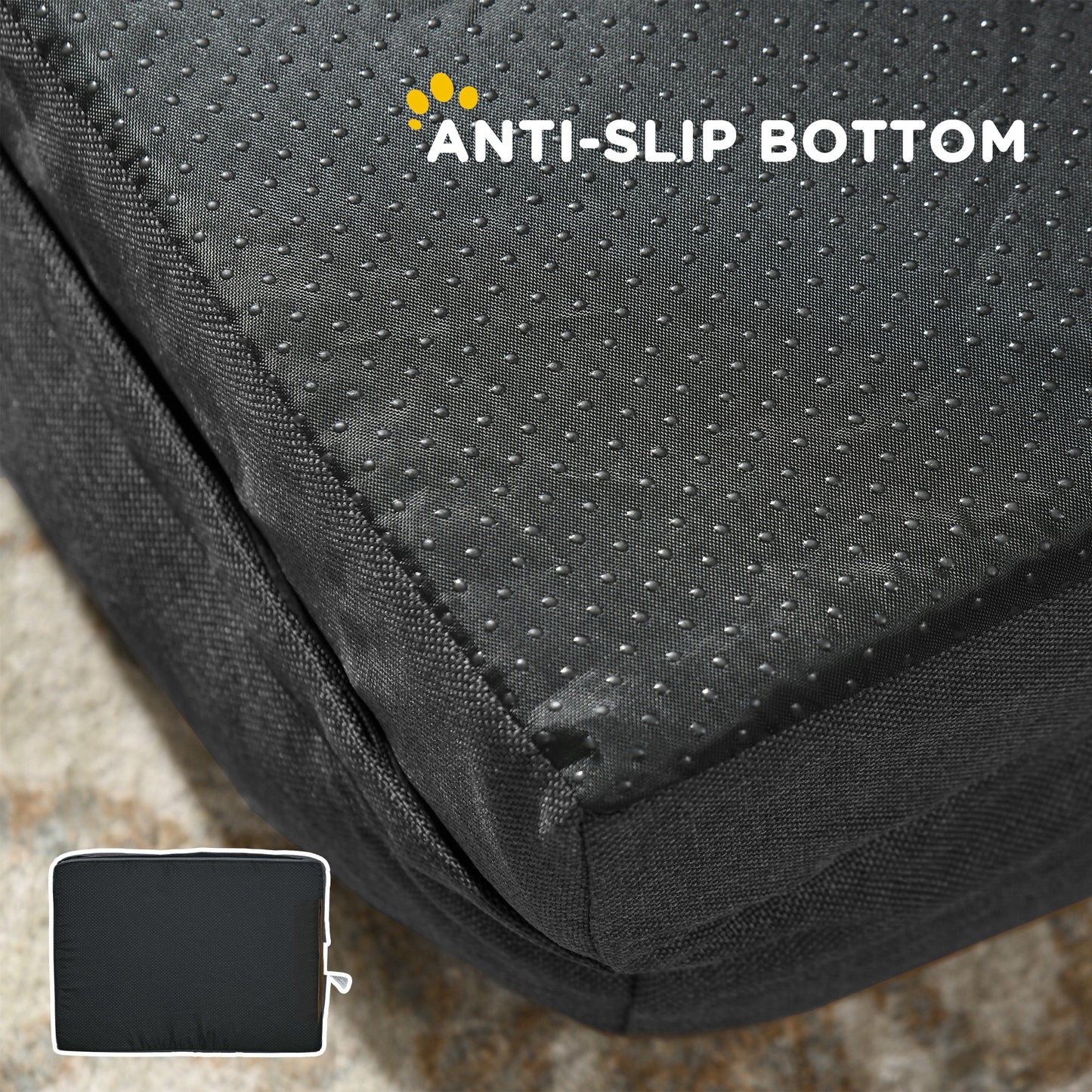 Calming Dog Bed Pet Bed W/ Anti-Slip Bottom