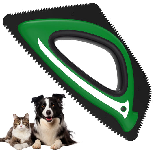 Pet Hair Remover, Reusable Dog and Cat Hair Remover Brush for Furniture,Car,Carpet - Green