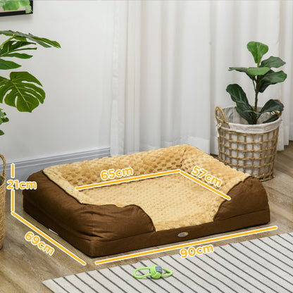 Calming Dog Bed Pet Bed W/ Anti-Slip Bottom