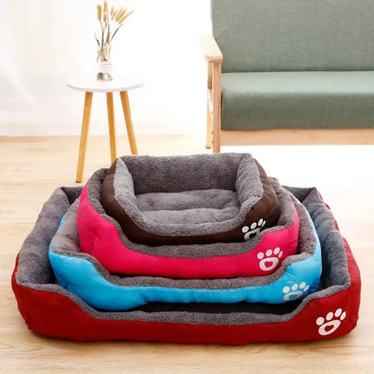 Square Nest Pet Kennel for Small Medium Large Dogs Cat Puppy plus Size Dog Baskets Pet Large Dog Bed Warm House Candy-Colored