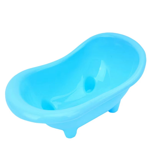 Pet Mouse Bathing Bathtub Plastic Bathtub Hamster Bathing Supplies Toy Little Pet Bathroom Pet Cage Accessories Pet Toilet