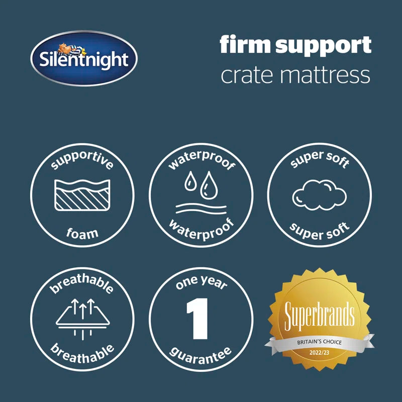 Firm Support Crate Mattress Pet Bed