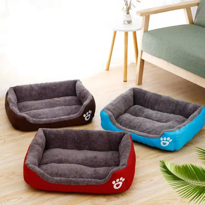Square Nest Pet Kennel for Small Medium Large Dogs Cat Puppy plus Size Dog Baskets Pet Large Dog Bed Warm House Candy-Colored
