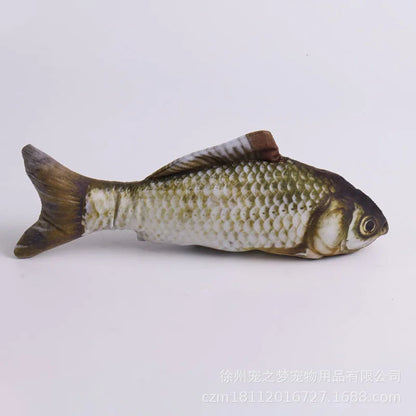 New simulation Fish Cat Toys Soft Plush Catnip Toy Interactive Cat Toys Gifts Funny 3D Fish Shape Doll Pet Supplies