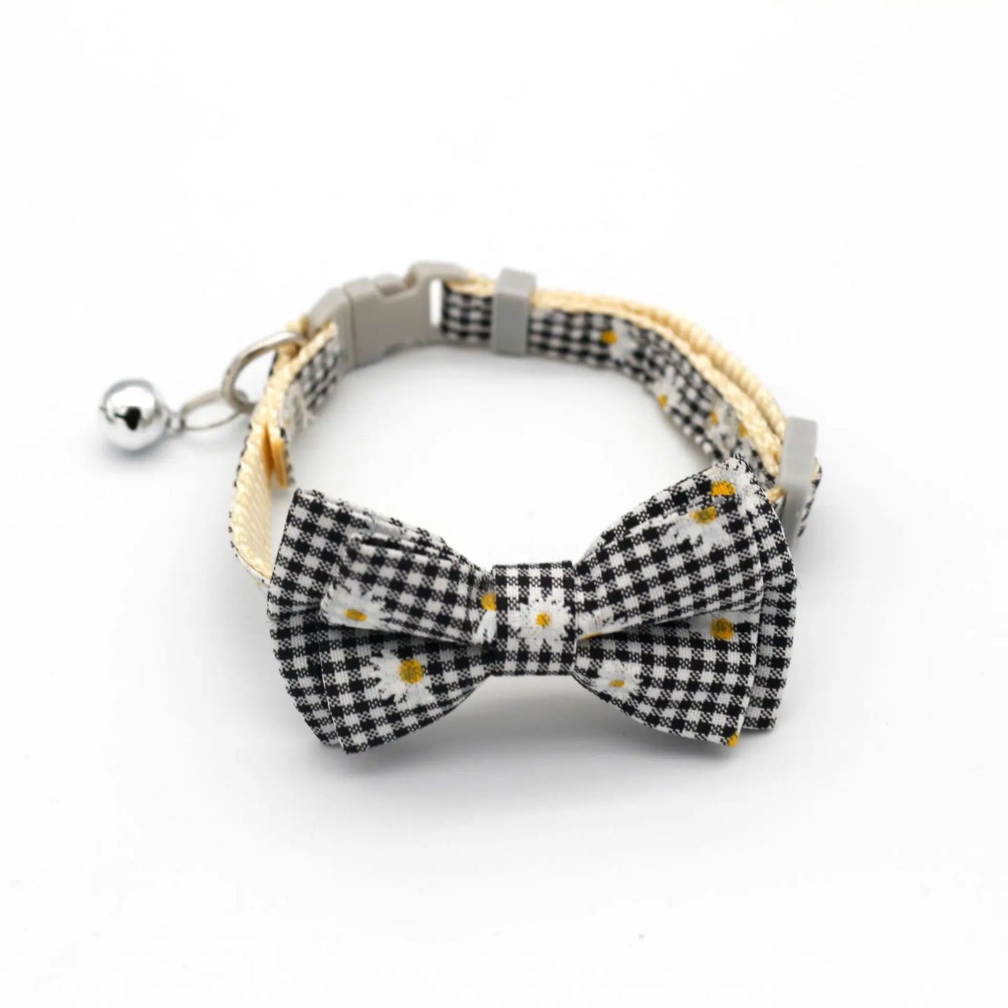 1PC Cute Cat Collar Small Puppy Cat Dog Collars Bow Kitten Collar Bowknot Necklace with Bell for Dog Cat Chihuahua Pet Supplies
