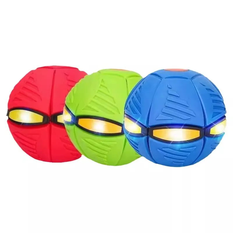 Pet Bouncy Ball Stepping Ball Flying Saucer Deformed Ball Two Forms Dog Bouncing  Outdoor Ball Toys Gift