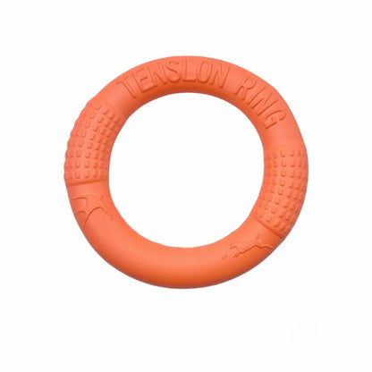 Dog Ring Toys Indestructible Chewing Flying Floating Training Tools Fetch for Small Medium Large Dogs Throwing Catching Flying