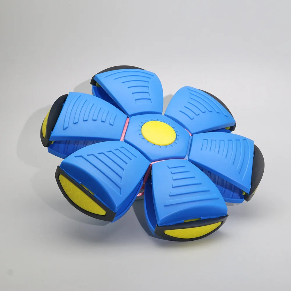 Pet Bouncy Ball Stepping Ball Flying Saucer Deformed Ball Two Forms Dog Bouncing  Outdoor Ball Toys Gift