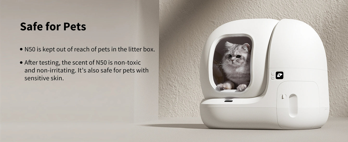 For PETKIT Pura Max Cat Litter Box Deodorant NEW N50 Air Cleaning Materials Cat Toilet Air Purifying Refills Special garbage bag