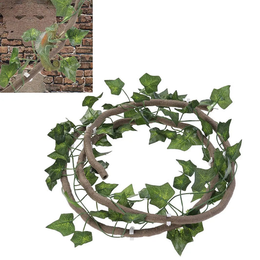 Reptile Climbing Toys Reptile Climbing Branch Artificial Garland Lizard Lounger Fake Vines Rattan Strip for Reptile Reptile Vine