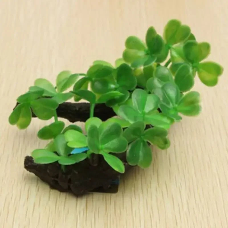 Plastic Artificial Turtle Tree Trunk Driftwood Aquarium Fish Tank Reptile Cylinder Making Roots Plant Wood Decoration Ornament