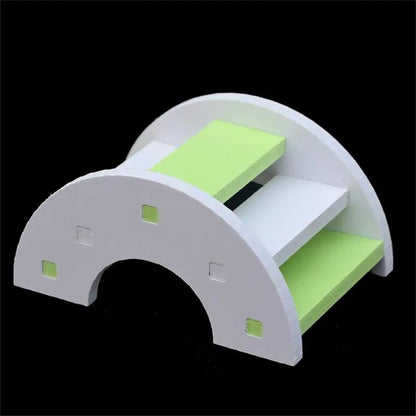 Hamster Slide Swing Seesaw Toy Pet Hamster House Villa Cage Ladder Exercise Toy For Hamster Mouse Rat Guinea Pig Assembled Toys