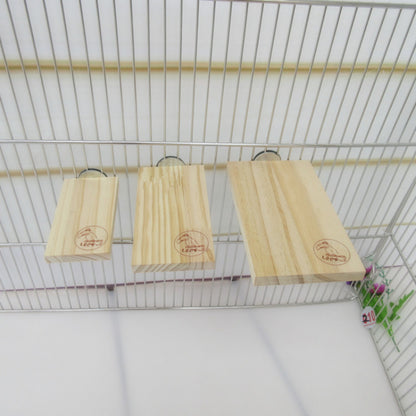 Pet Wood Stand Platform Hamster Guinea Pig Toys Paw Grinding Gerbils Springboard Pet Jumping Board Home Supplies