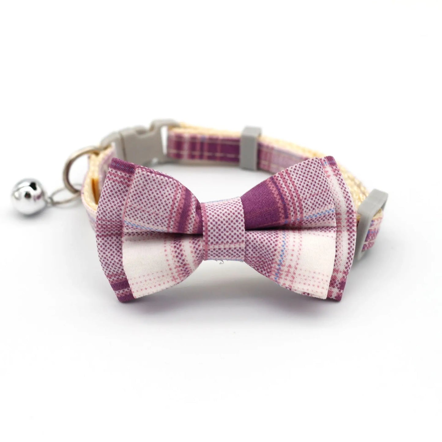 1PC Cute Cat Collar Small Puppy Cat Dog Collars Bow Kitten Collar Bowknot Necklace with Bell for Dog Cat Chihuahua Pet Supplies