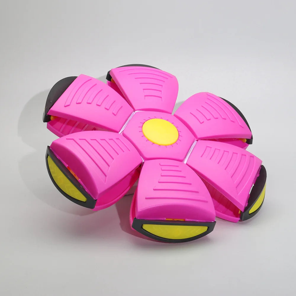Pet Bouncy Ball Stepping Ball Flying Saucer Deformed Ball Two Forms Dog Bouncing  Outdoor Ball Toys Gift