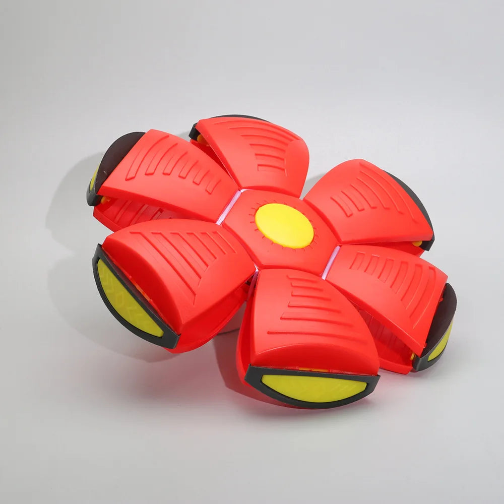 Pet Bouncy Ball Stepping Ball Flying Saucer Deformed Ball Two Forms Dog Bouncing  Outdoor Ball Toys Gift
