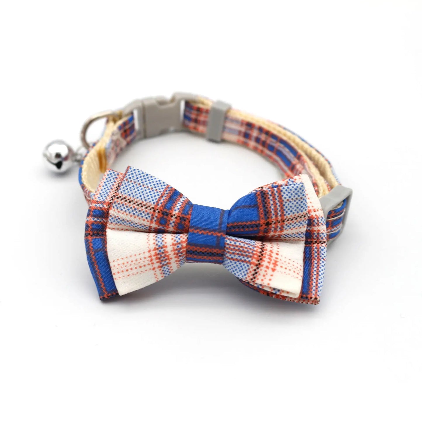 1PC Cute Cat Collar Small Puppy Cat Dog Collars Bow Kitten Collar Bowknot Necklace with Bell for Dog Cat Chihuahua Pet Supplies