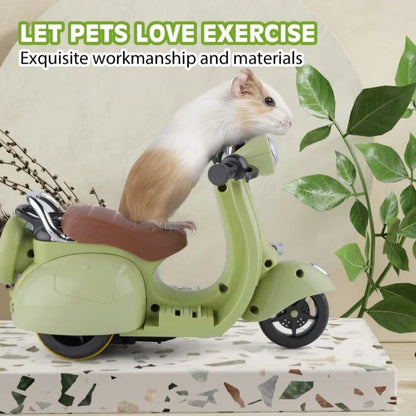 Hamster Motorcycle Toy Motorcycle Guinea Pet Rat Toy for Dwarf Syrian Hamster Mice Mouse Gerbil Rat or Other Small Pets