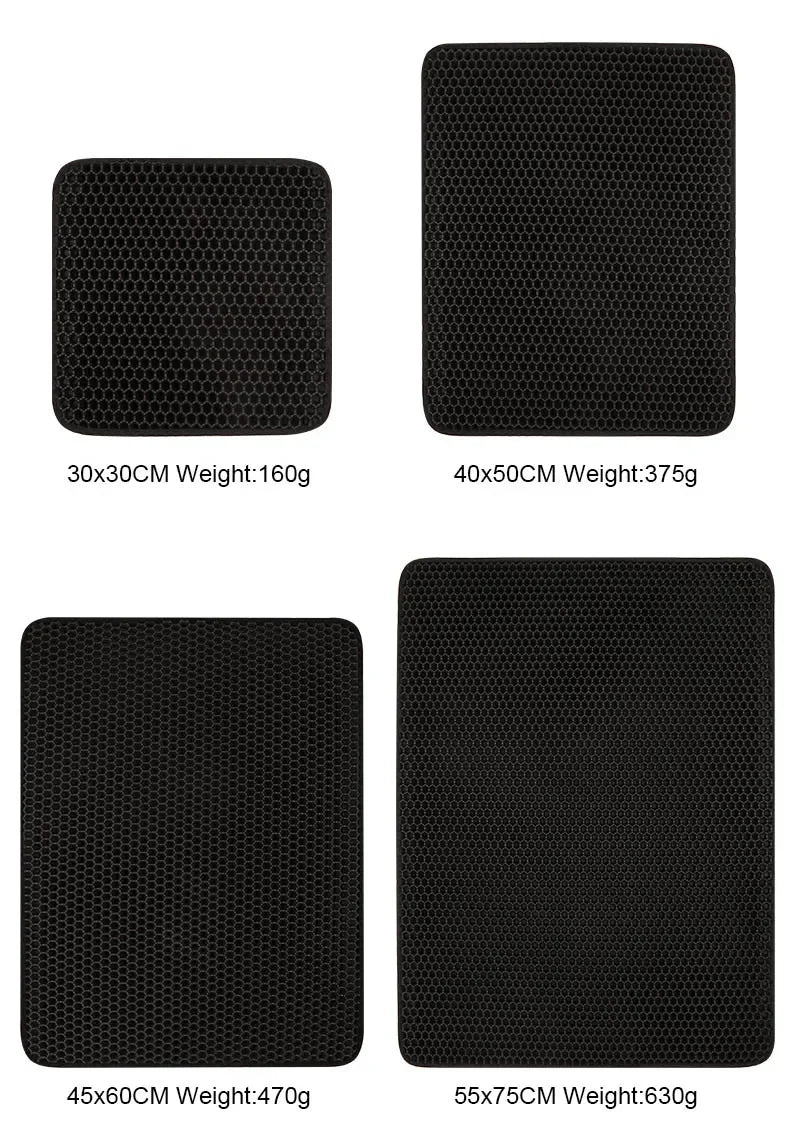 60CMX90CM Cat Litter Mat Waterproof Double Layer Pet  Pet Toilet Cat Mat Nonslip Sand Cat Washable Mat Pet Clean