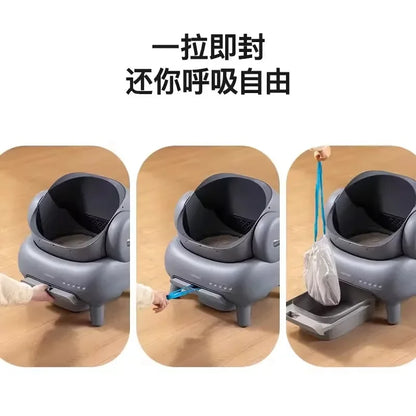 Cat Litter Box Liners Cat Toilet Garbage Bag Drawstring Thickened Cat Collection Storage Poop Bags Size 67x40cm Pet Supplies