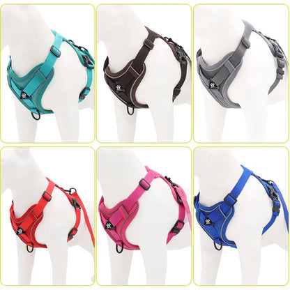 Cat Harness and Leash Set Escape Proof For Small Medium Dog Cat Breathable Reflective Adjustable Kitten Chest Strap Pet Supplies