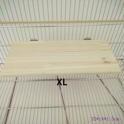 Pet Wood Stand Platform Hamster Guinea Pig Toys Paw Grinding Gerbils Springboard Pet Jumping Board Home Supplies