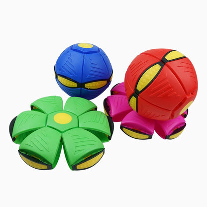 Pet Bouncy Ball Stepping Ball Flying Saucer Deformed Ball Two Forms Dog Bouncing  Outdoor Ball Toys Gift