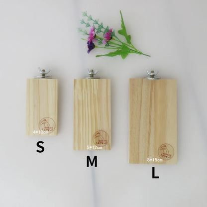 Pet Wood Stand Platform Hamster Guinea Pig Toys Paw Grinding Gerbils Springboard Pet Jumping Board Home Supplies