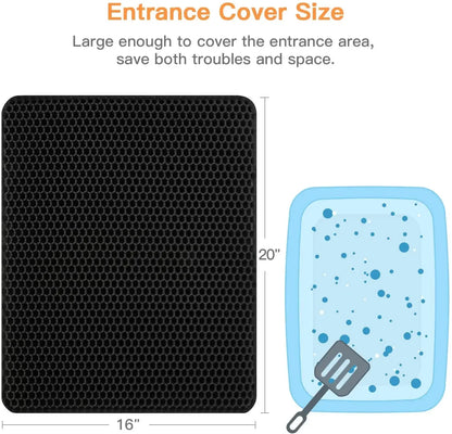 60CMX90CM Cat Litter Mat Waterproof Double Layer Pet  Pet Toilet Cat Mat Nonslip Sand Cat Washable Mat Pet Clean