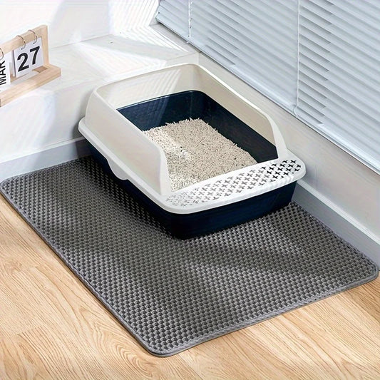 Hot Sale New Cat Litter Mat Double Layer Waterproof Urine Proof Trapping Mat Easy to Clean Non-Slip Toilet Pad Cat Scratch Pad