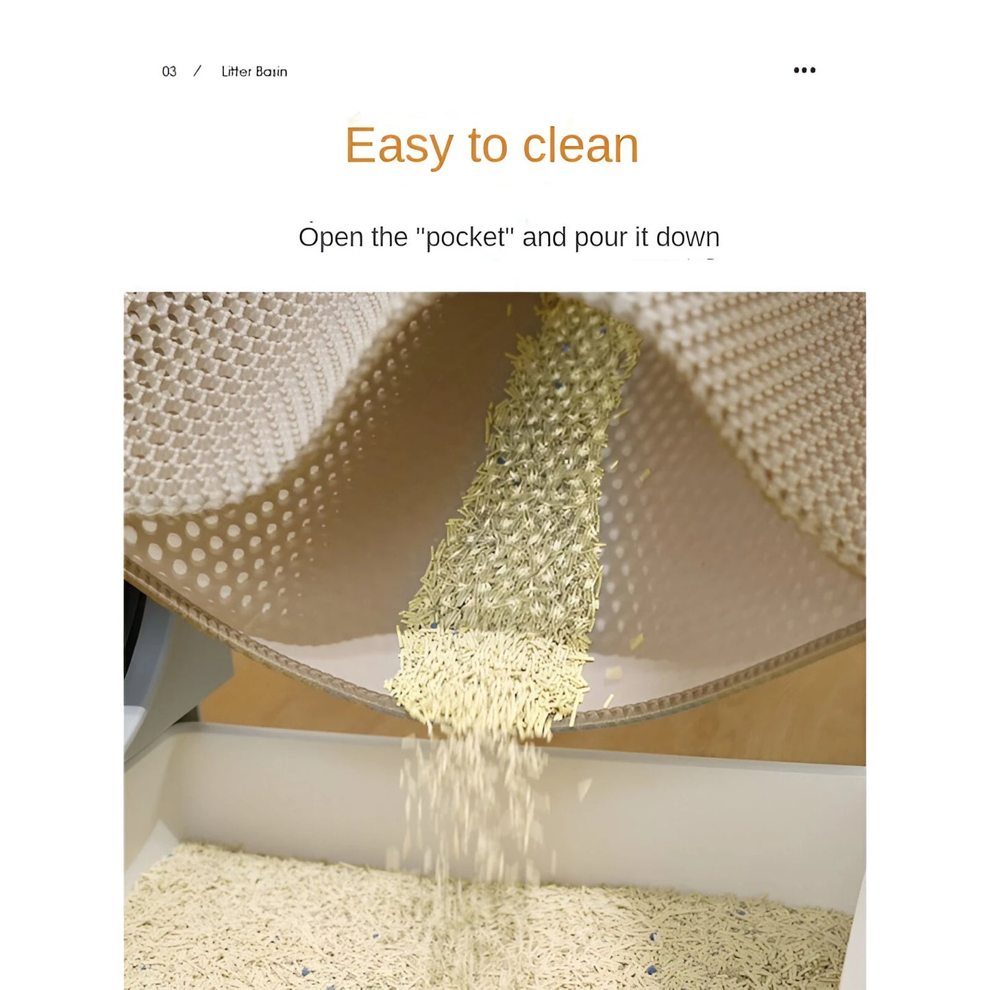 120X70CM Cat Sandbox Mat Cat Toilet Mat Non-slip Cat Litter Box Filter Mat Double layer Wear Resistant Big alfombra arenero gato