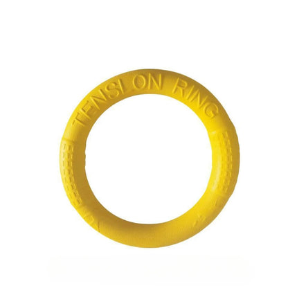 Dog Ring Toys Indestructible Chewing Flying Floating Training Tools Fetch for Small Medium Large Dogs Throwing Catching Flying