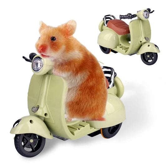 Hamster Motorcycle Toy Motorcycle Guinea Pet Rat Toy for Dwarf Syrian Hamster Mice Mouse Gerbil Rat or Other Small Pets