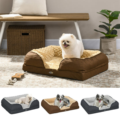 Calming Dog Bed Pet Bed W/ Anti-Slip Bottom