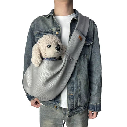 Pet Out Crossbody Bag Summer Cat Dog Pet Supplies Portable Breathable Pet Carriers Bags