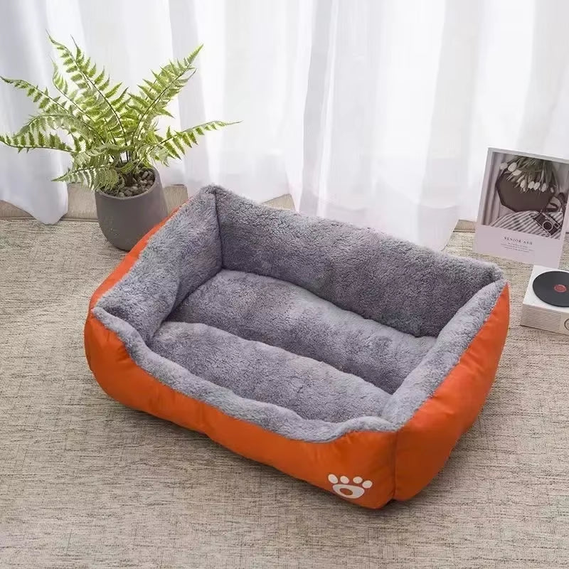 Square Nest Pet Kennel for Small Medium Large Dogs Cat Puppy plus Size Dog Baskets Pet Large Dog Bed Warm House Candy-Colored