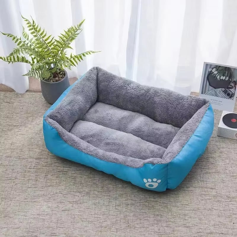 Square Nest Pet Kennel for Small Medium Large Dogs Cat Puppy plus Size Dog Baskets Pet Large Dog Bed Warm House Candy-Colored