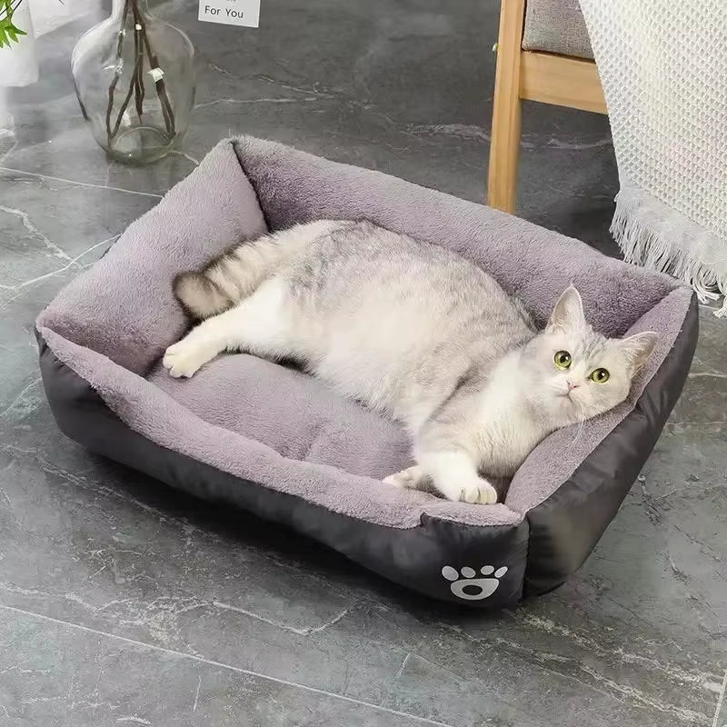Square Nest Pet Kennel for Small Medium Large Dogs Cat Puppy plus Size Dog Baskets Pet Large Dog Bed Warm House Candy-Colored
